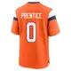 Game Orange Men's Adam Prentice Denver Broncos Jersey