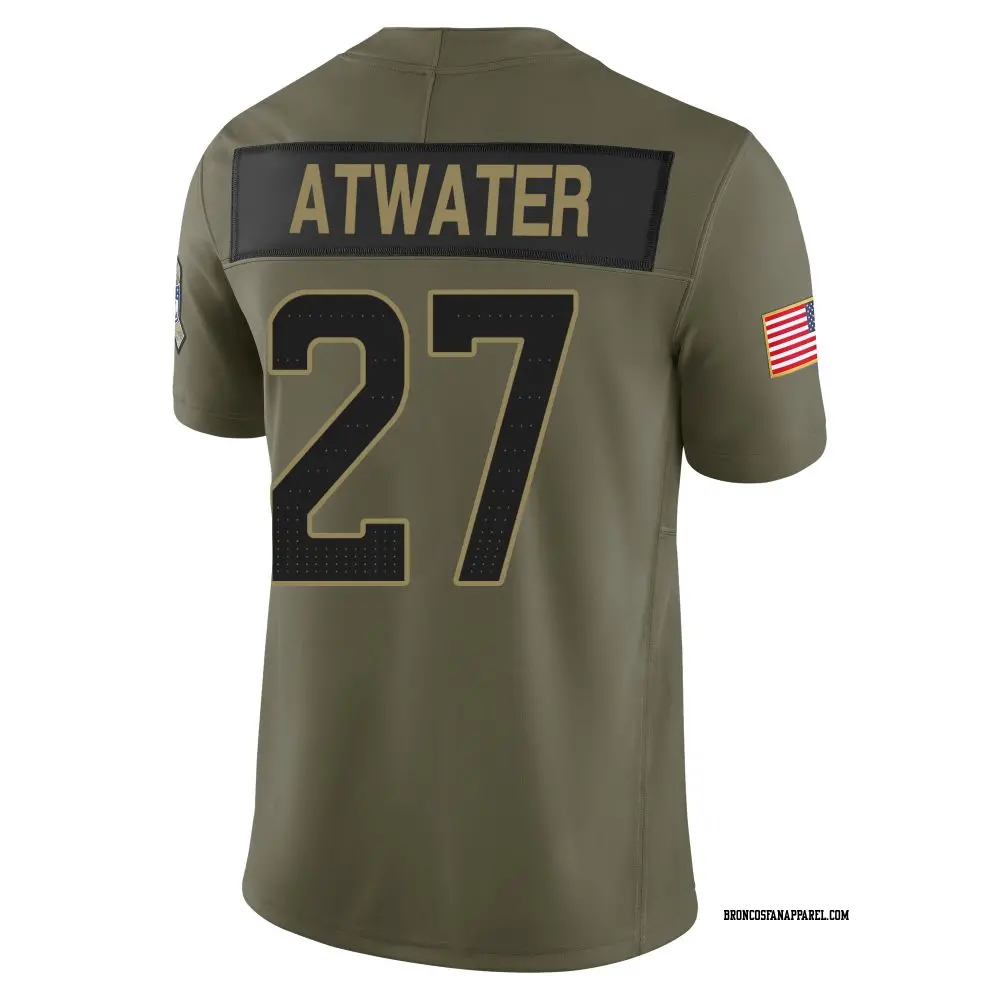 Limited Olive Men's Steve Atwater Denver Broncos 2025 Salute to