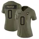 Limited Olive Women's Adam Prentice Denver Broncos 2025 Salute to Service Jersey