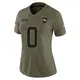 Limited Olive Women's Adam Prentice Denver Broncos 2025 Salute to Service Jersey